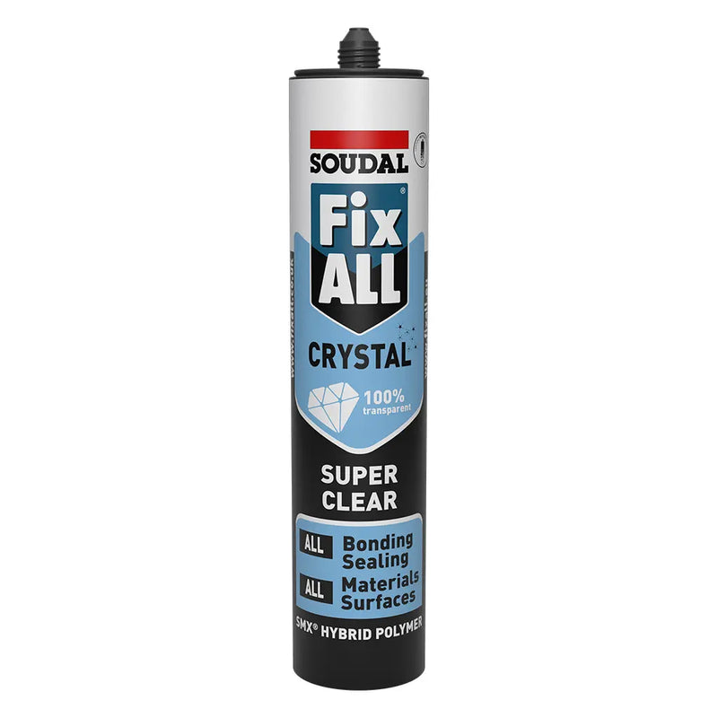 Soudal Fix ALL Crystal - Discreet Silicone Sealant