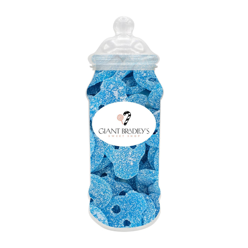 Fizzy Blue Skulls