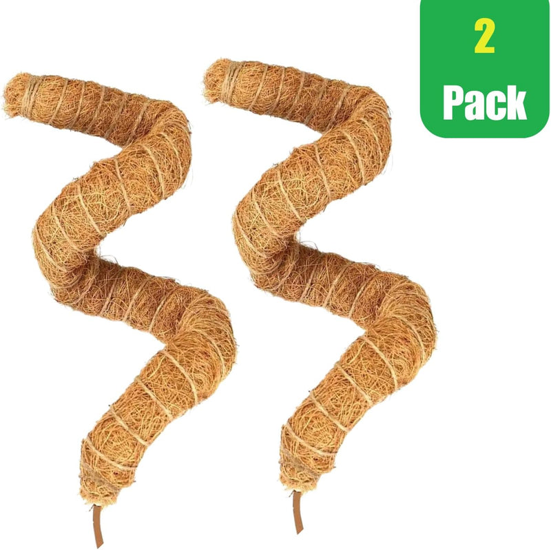 Bendable Moss Pole Plant Support 2 Pack 63.5cm Climbing Stakes