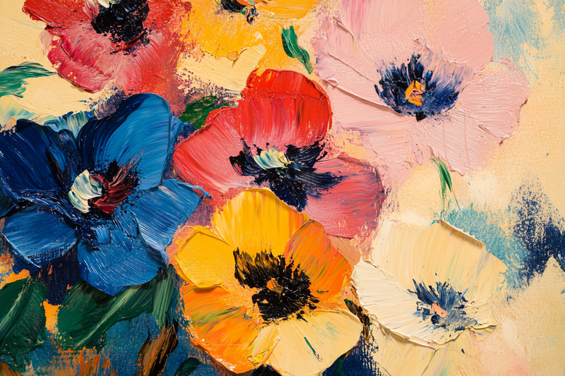 Floral Symphony Canvas