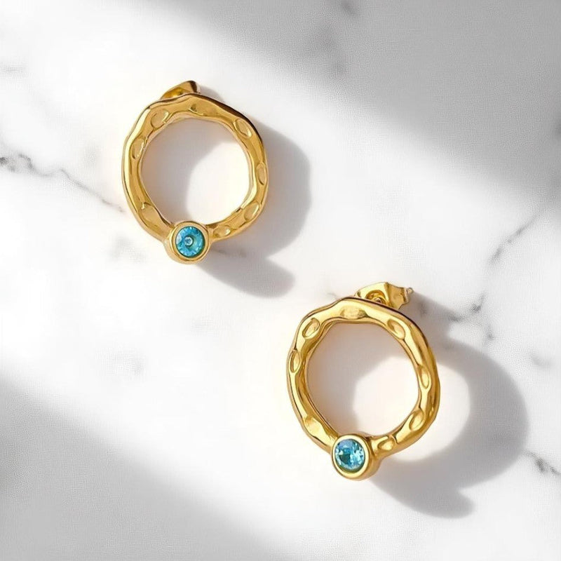 Florence Aquamarine Earrings