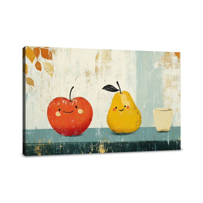 Chatting Fruits Canvas