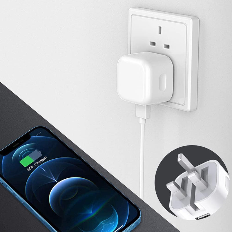 20W Foldable Dual USB-A & USB-C Fast Charger Adapter