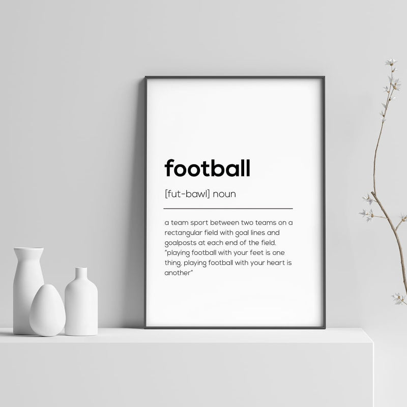 Football Definition Print