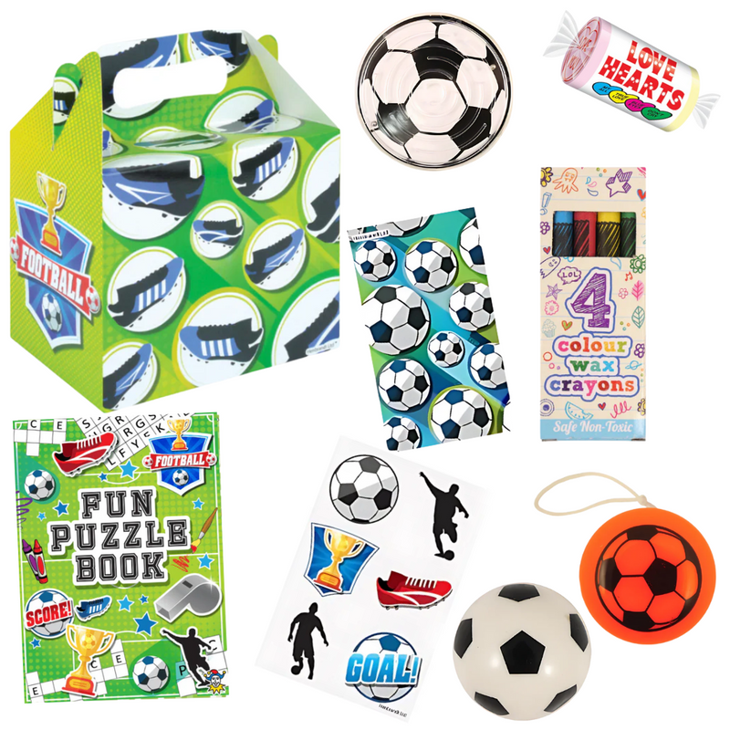 Football Theme Pre-Filled Party Boxes