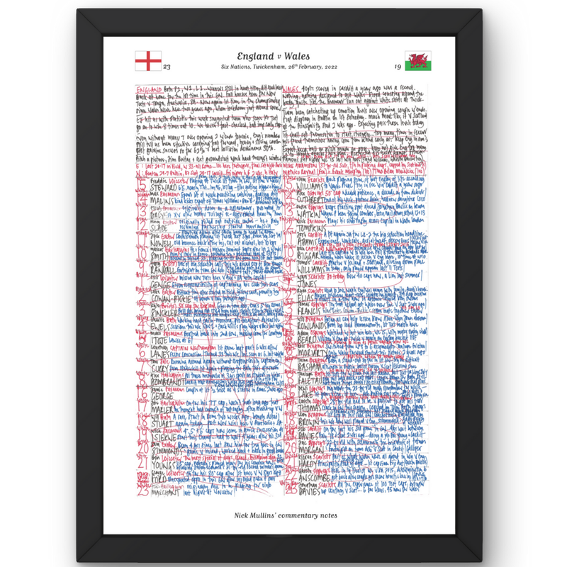 England v Wales, Six Nations Feb 2022 - Nick Mullins