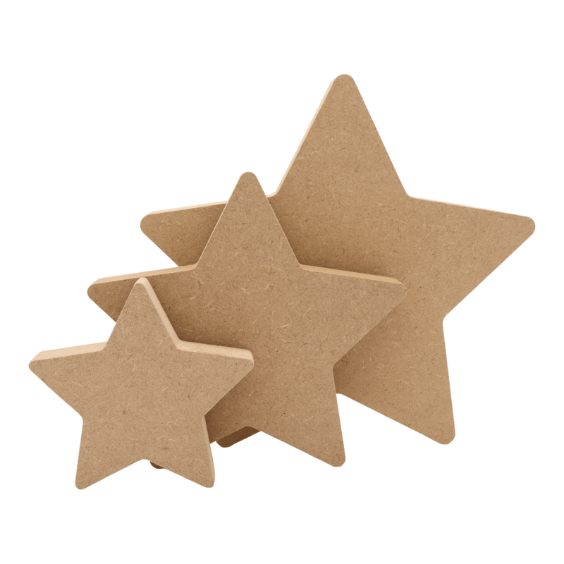 MDF Freestanding Star Shape