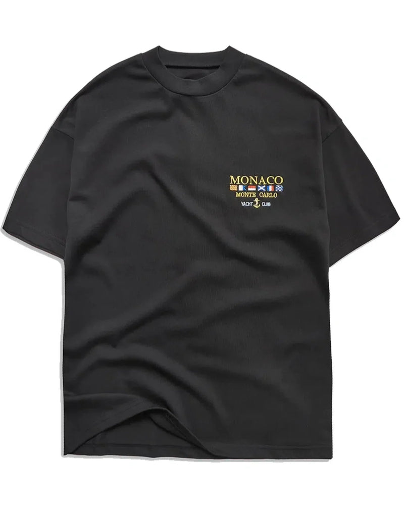 Monaco Small Logo T-Shirt Black