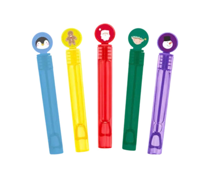Christmas character mini bubble tube 10 pack