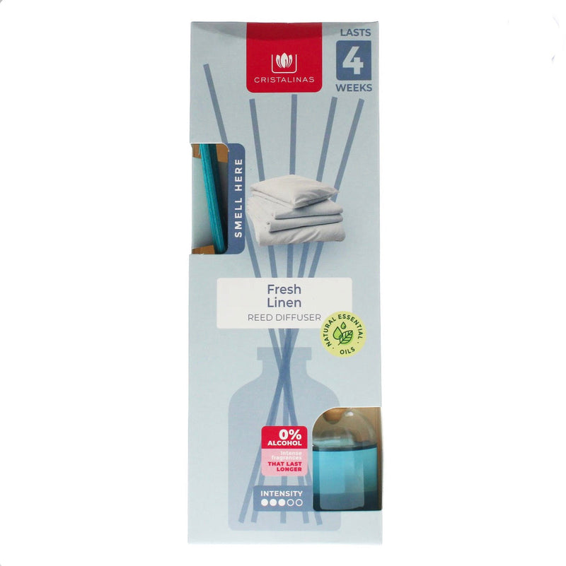 Cristalinas 25ml reed diffuser - fresh linen