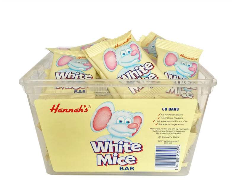 Hannah’s White Mice Bars 14g