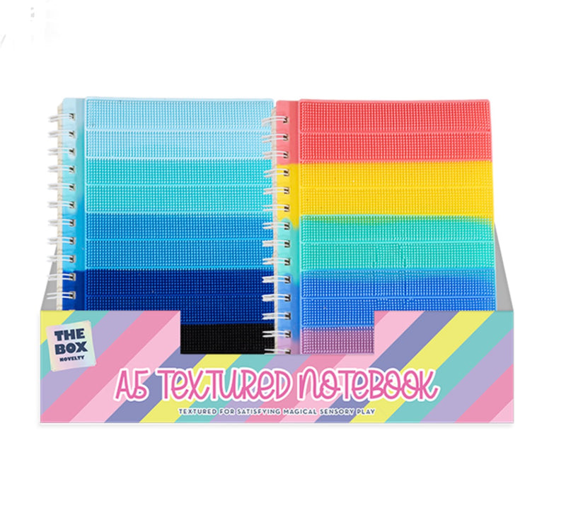 A5 textured notebook