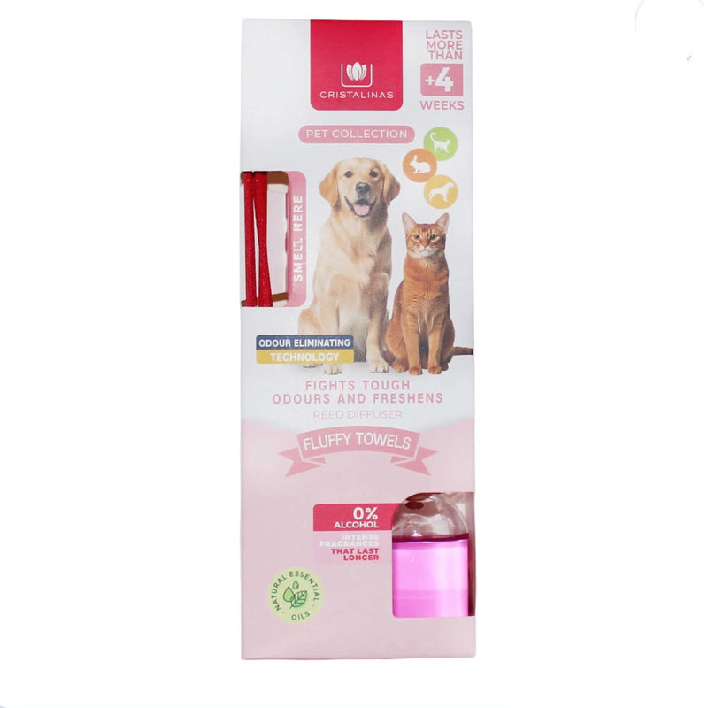 Cristalinas 25ml pet reed diffuser - fluffy towels