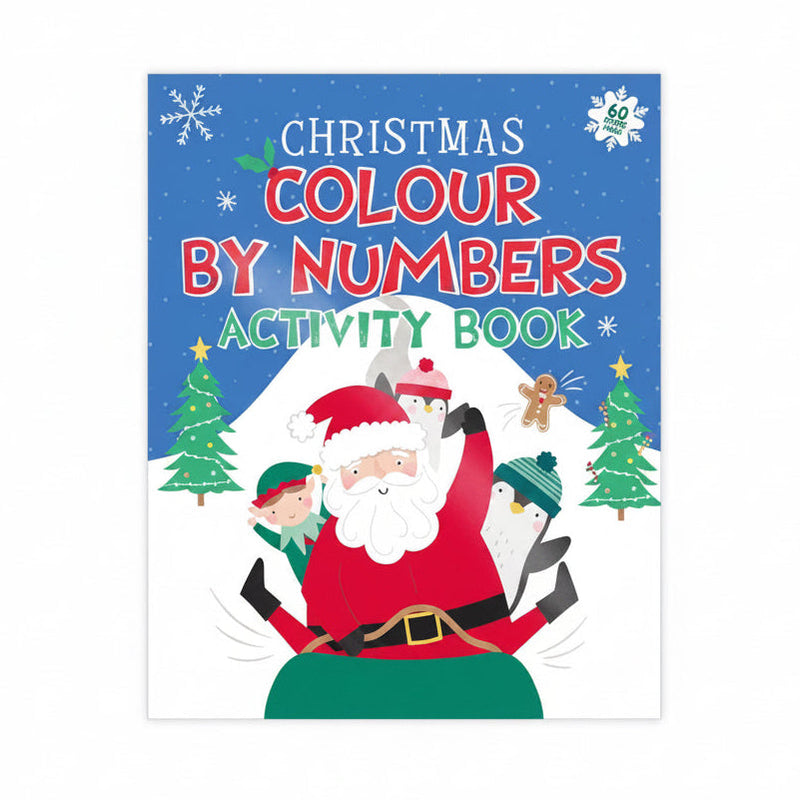 Christmas colour by numbers activity book