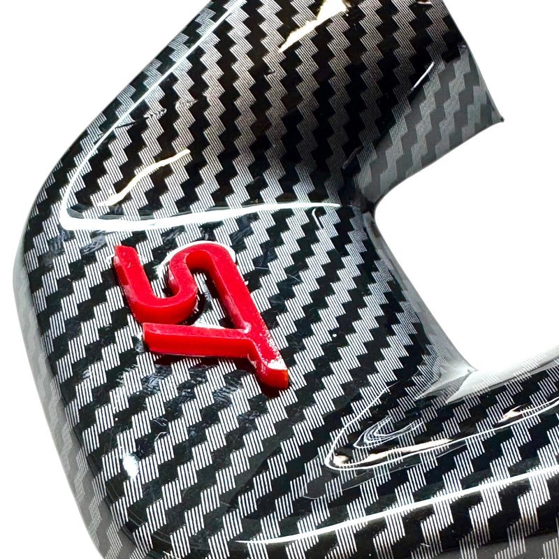 Carbon Fibre Look Steering Wheel Trim for MK3 / MK3.5 Kuga – ST Logo | CEUK