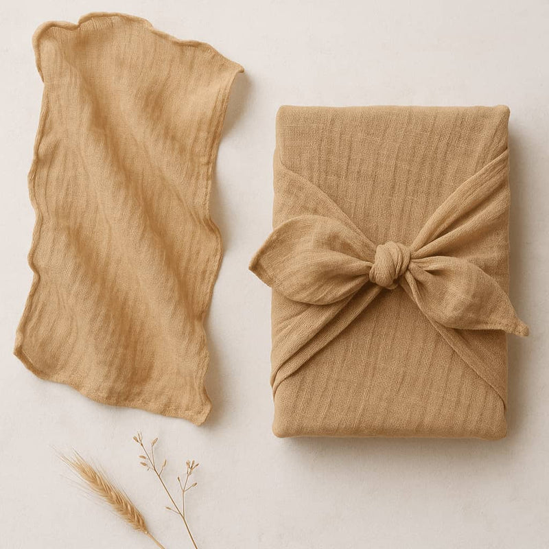 Reusable Gauze Furoshiki Gift Wrap