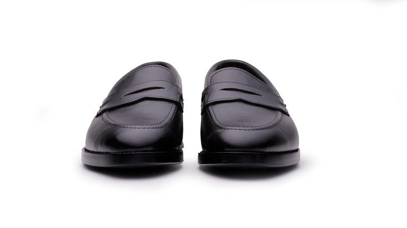 QUIVE London Ventor Men's Leather Penny Loafers