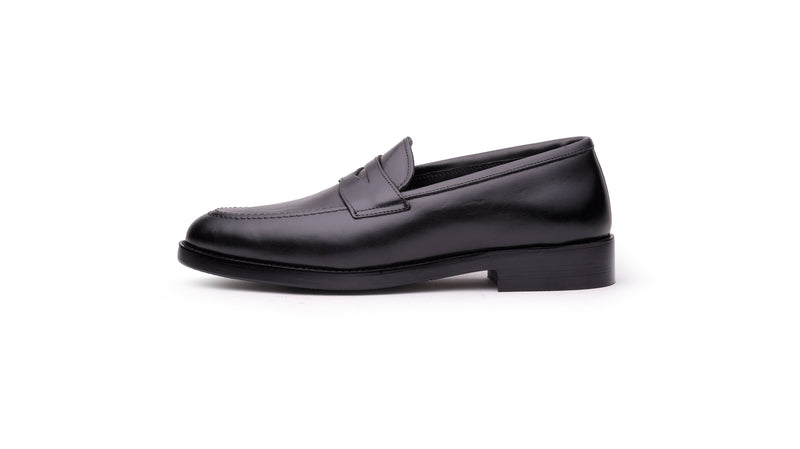 QUIVE London Ventor Men's Leather Penny Loafers