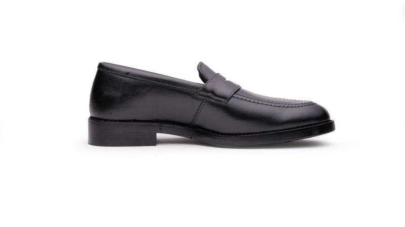 QUIVE London Ventor Men's Leather Penny Loafers