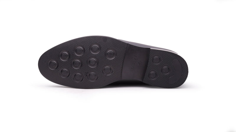 QUIVE London Ventor Men's Leather Penny Loafers