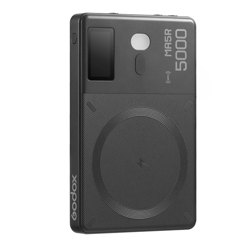 MA5R Magnetic Full-Colour RGB Light Manel With Wireless Charging (BLACK)