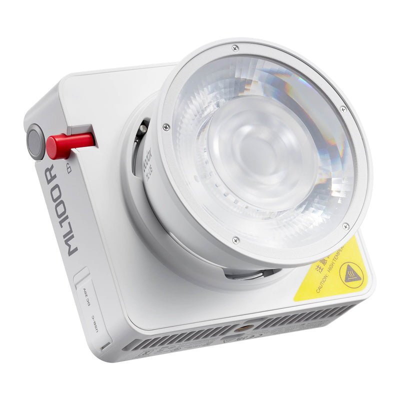 ML100R Compact Portable RGB LED Video Light with ML-L15 Lens Reflector