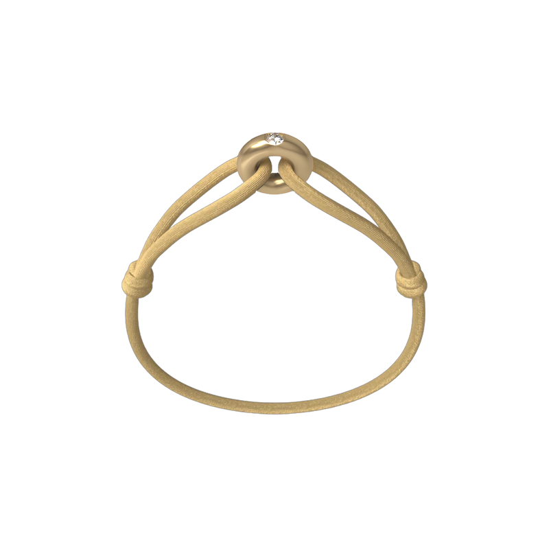 Golden Soho Diamond Cord Bracelet