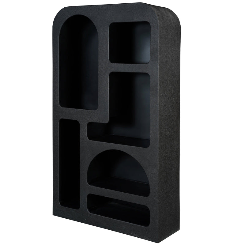 Bookcase Large Otis Geometric Black