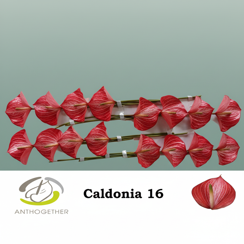 Red Anthurium ‘Caldonia’ – 40cm Stems