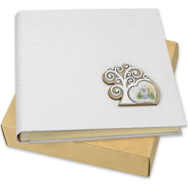 ZEP Alberto Holy Communion Photo Album 25x25cm – Traditional Communion Memory Album