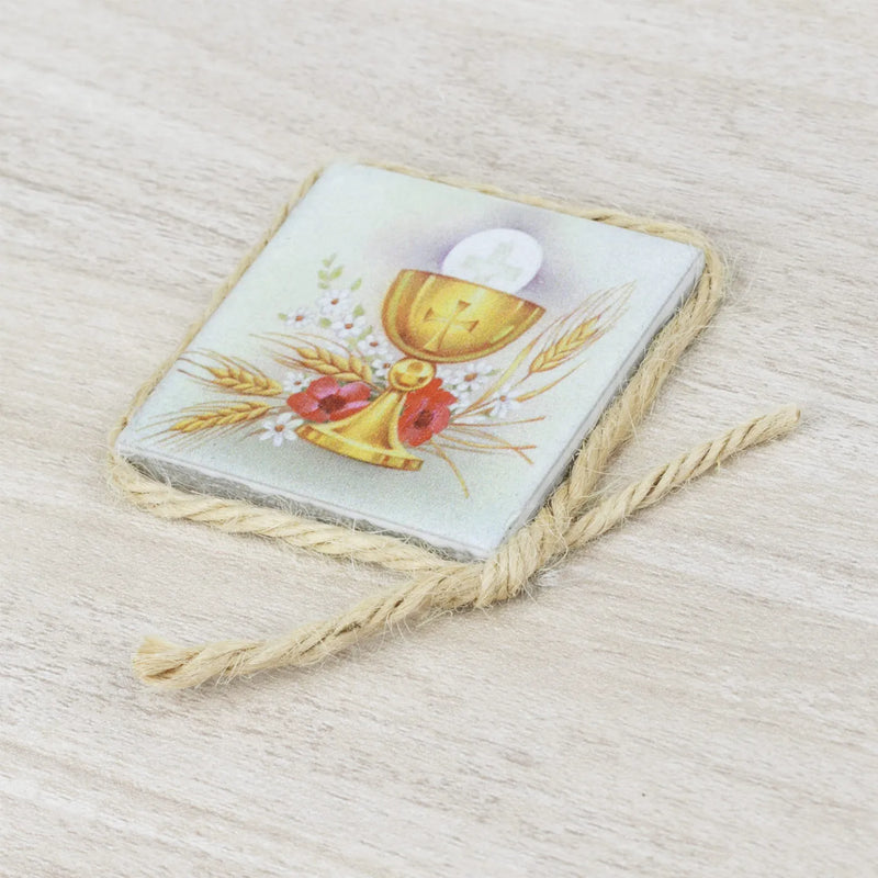 ZEP Giovanni Holy Communion Photo Album 25x25cm – Handmade Italian Communion Memory Album