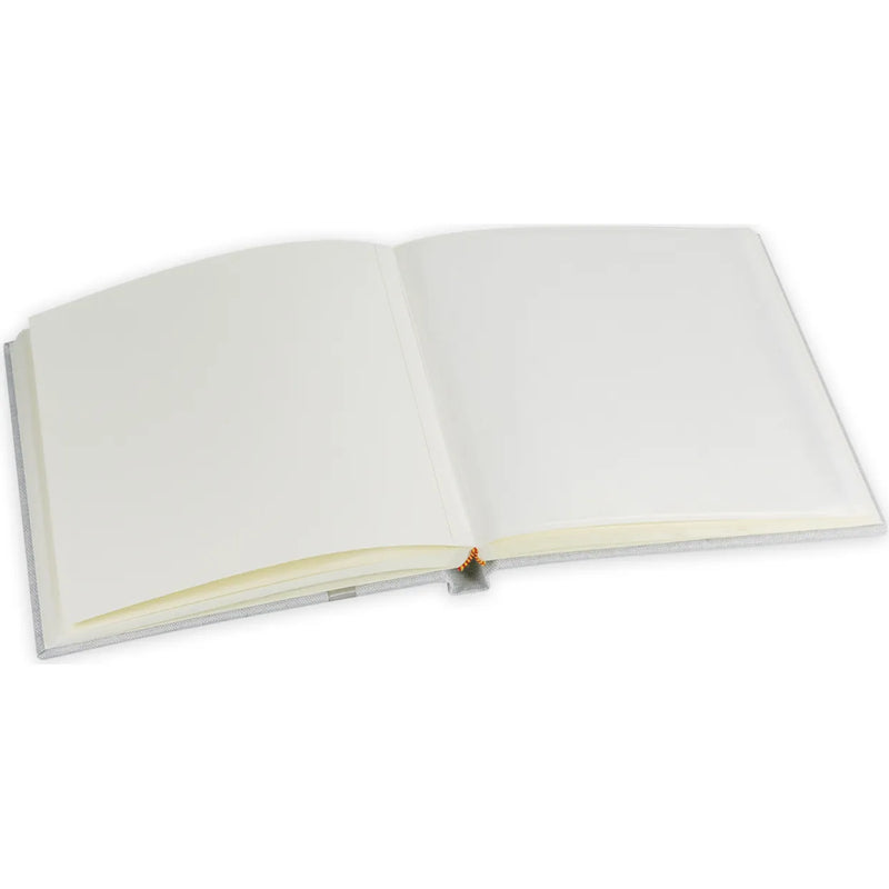 ZEP Kerry Grey Traditional Photo Album 25x25cm – Handmade Italian Memory Album