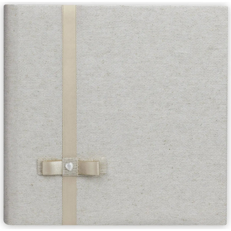 ZEP Kerry Grey Traditional Photo Album 25x25cm – Handmade Italian Memory Album