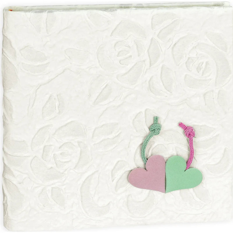 ZEP Symphony Wedding Heart Traditional Photo Album – Handmade Italian Wedding Memory Album
