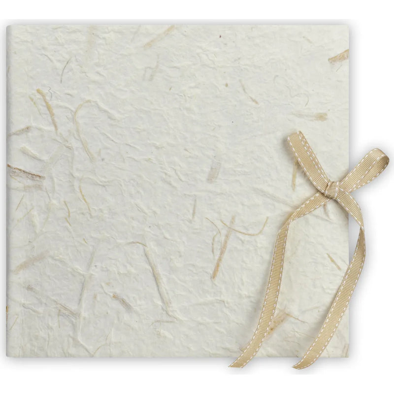 ZEP Meryl 4 White Traditional Photo Album 23x23cm – Handmade Italian Wedding Memory Album