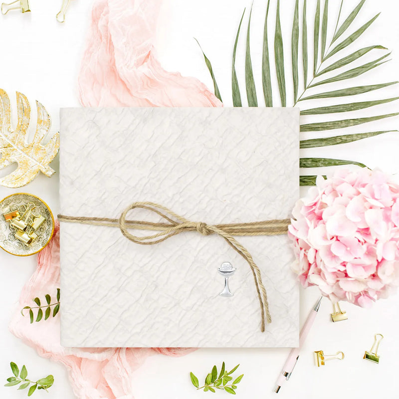 ZEP Simone Traditional Holy Communion Photo Album – Handmade Italian First Communion Memory Album