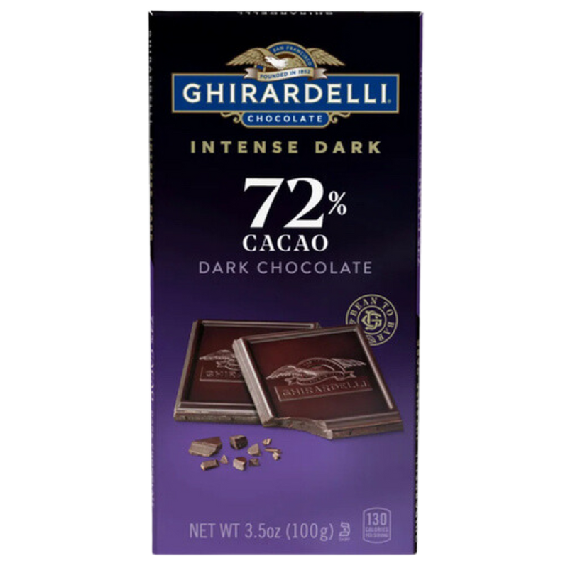 Ghirardelli 72% Dark Chocolate Bar | 100g