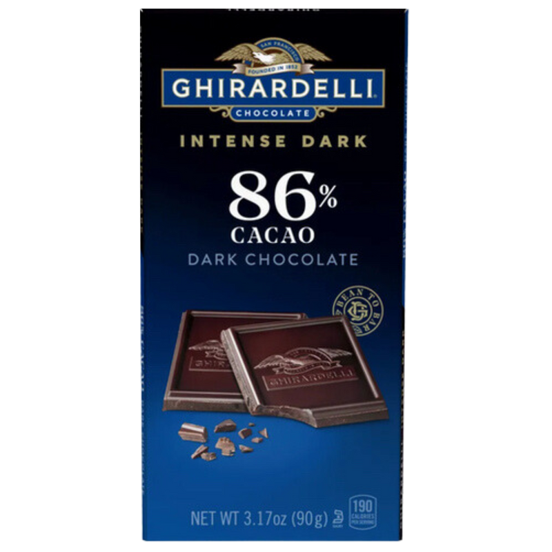 Ghirardelli 86% Dark Chocolate Bar | 100g