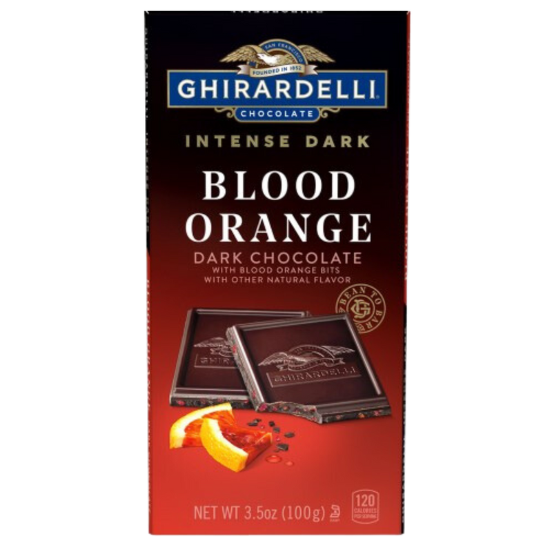 Ghirardelli Blood Orange Dark Chocolate Bar | 100g