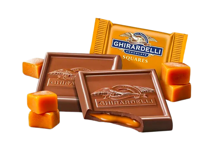 Ghirardelli Caramel Milk Chocolate Squares