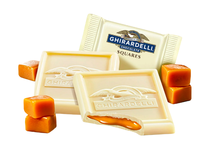 Ghirardelli Caramel White Chocolate Squares