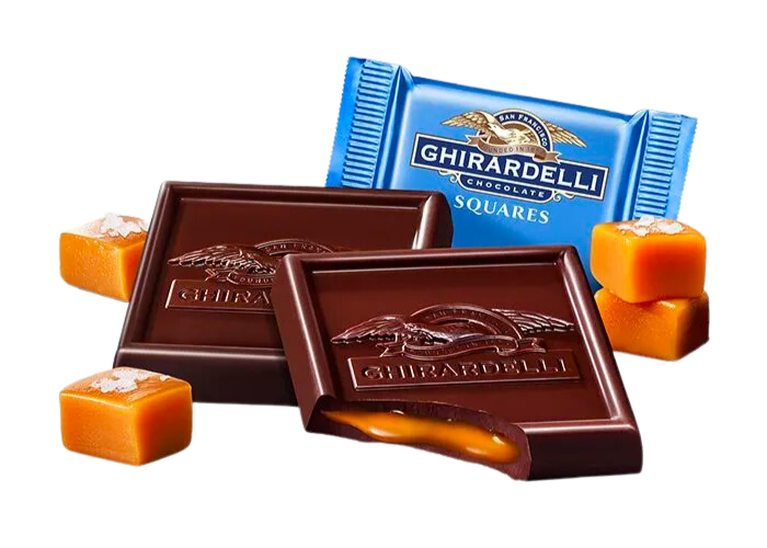 Ghirardelli Dark Salted Caramel Squares