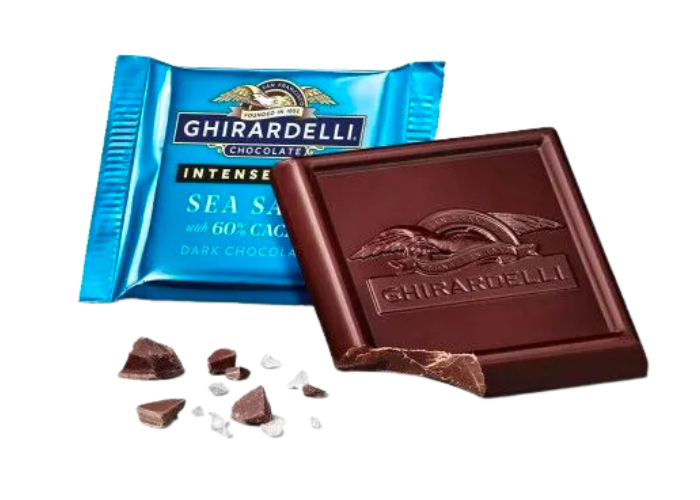 Ghirardelli Intense 60% Dark Chocolate & Sea Salt Squares