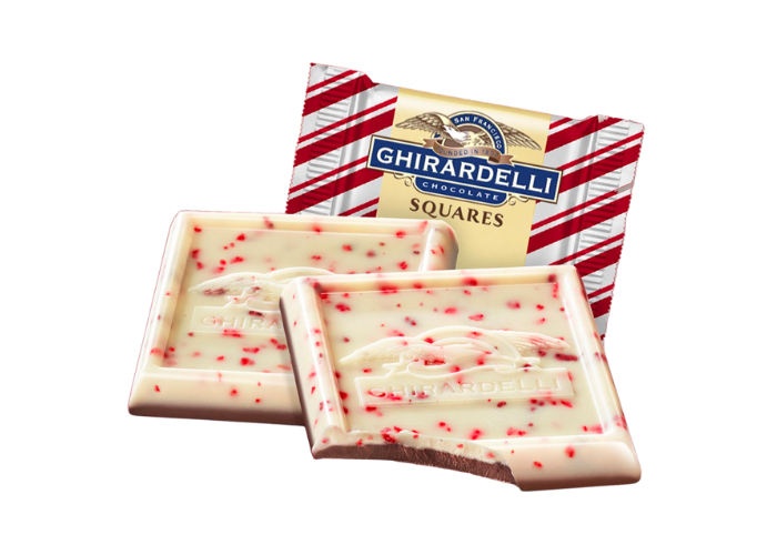 Ghirardelli Peppermint Bark Milk & White Chocolate Squares
