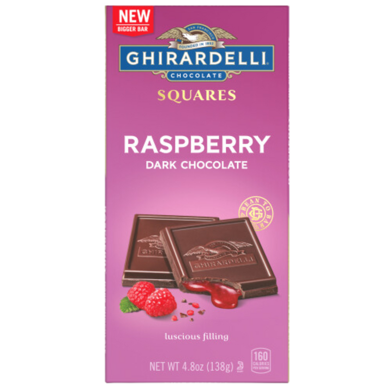 Ghirardelli Raspberry Dark Chocolate Bar | 138g