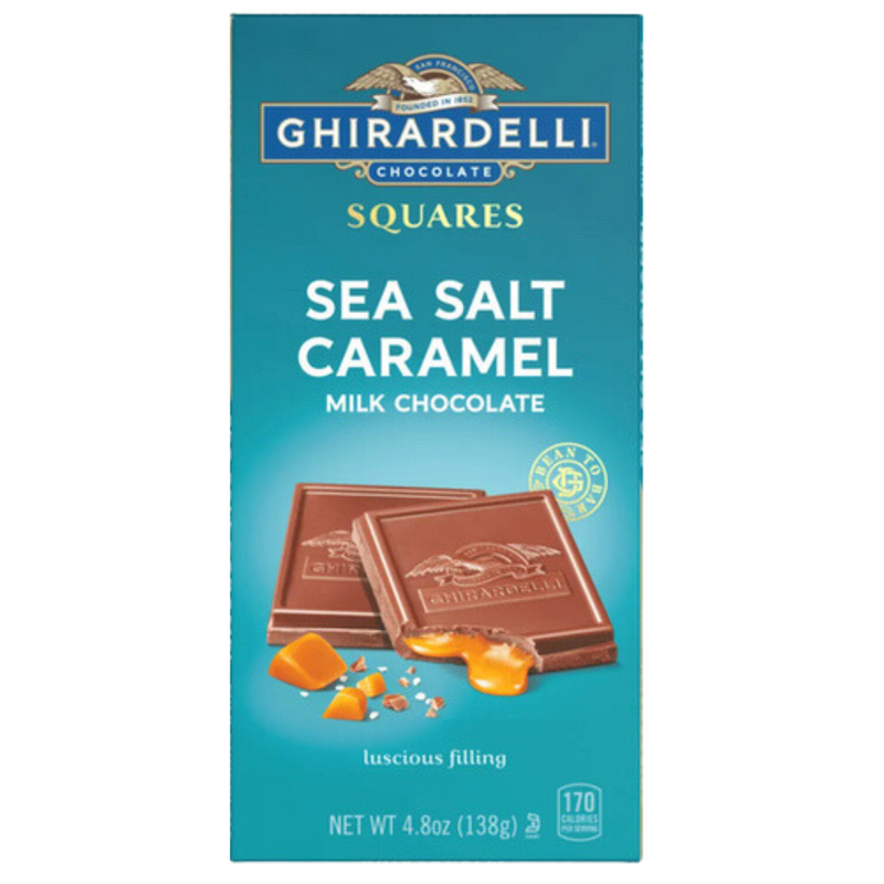 Ghirardelli Salted Caramel Milk Chocolate Bar | 138g | BB End March 26