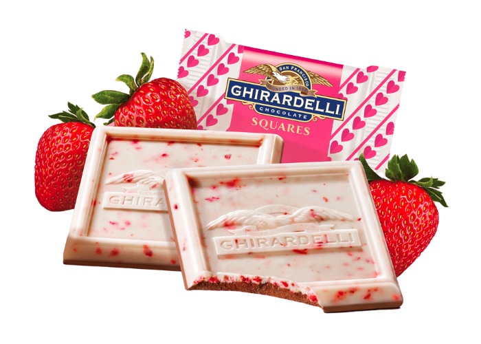 Ghirardelli Strawberry Bark Squares