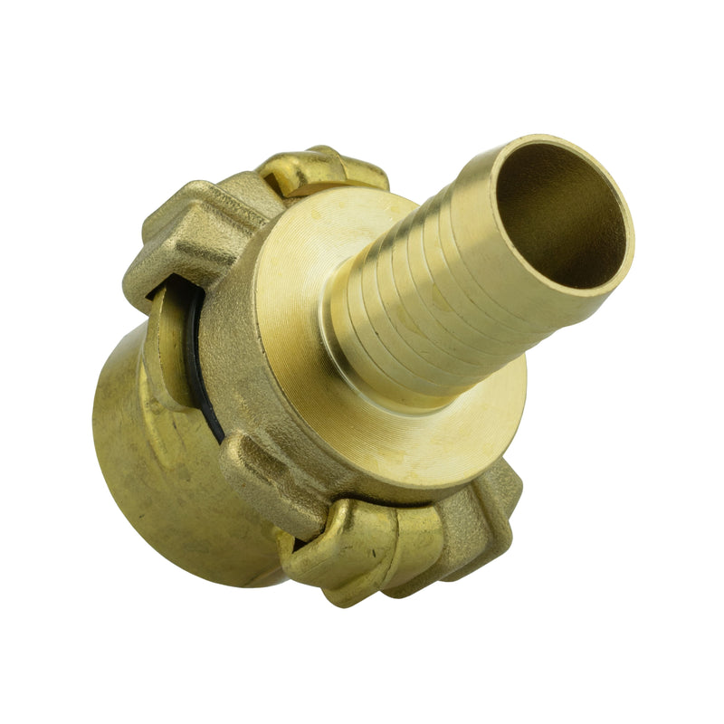 Geka Type Brass Claw Set – 19mm Barb and 1” BSP Female