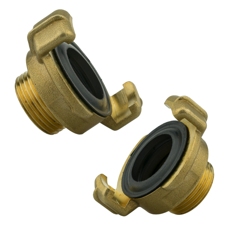 IBC 2” S60X6 Cap with Geka Type Fittings 19mm Barb
