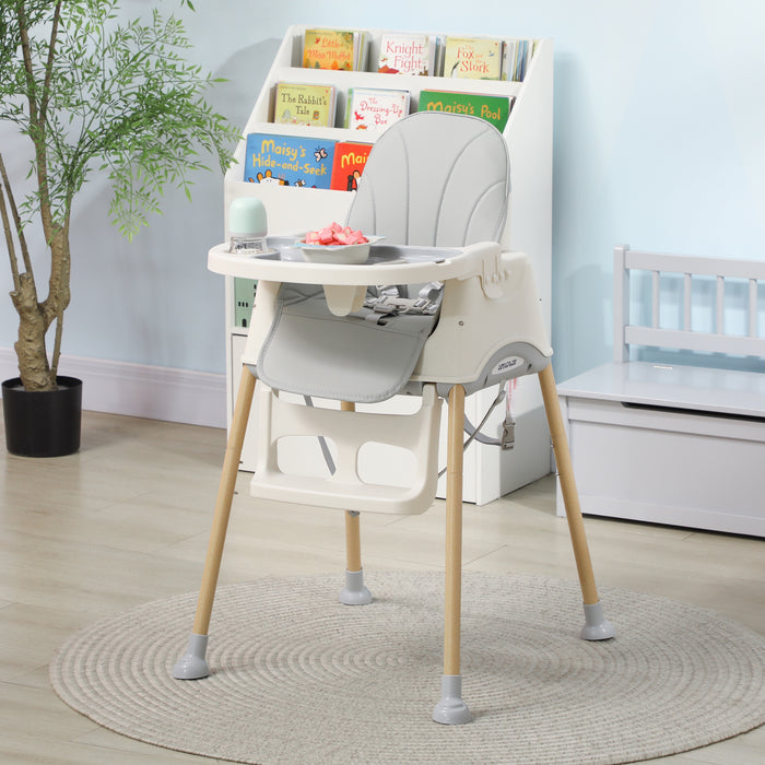 AIYAPLAY 3 in 1 High Chair, Baby Chair, Booster Seat, Easy Clean & Foldable